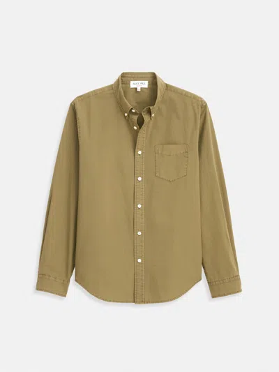 Alex Mill Mill Shirt In Cotton Poplin In Green