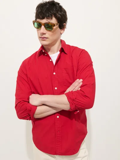 Alex Mill Mill Shirt In Cotton Poplin In Red