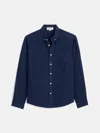 Alex Mill Mill Shirt In Linen Navy In Navy