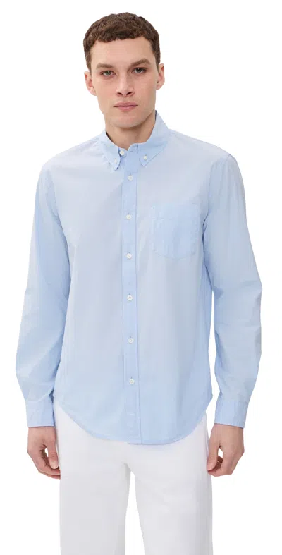 Alex Mill Mill Shirt In Paper Poplin In Calm Blue