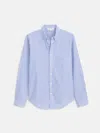 Alex Mill Mill Shirt In Stripe Portuguese Poplin In Blue