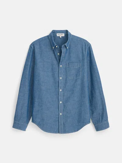 Alex Mill Mill Shirt In Washed Chambray In Chambray Rinse Wash