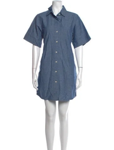 Pre-owned Alex Mill Mini Dress W/ Tags In Blue