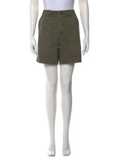 Pre-owned Alex Mill Mini Shorts In Green