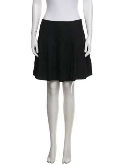 Pre-owned Alex Mill Mini Skirt In Black