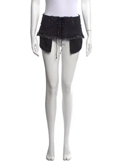 Pre-owned Alex Mill Mini Skirt In Blue