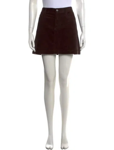 Pre-owned Alex Mill Mini Skirt In Brown