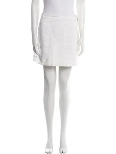 Pre-owned Alex Mill Mini Skirt In Neutral