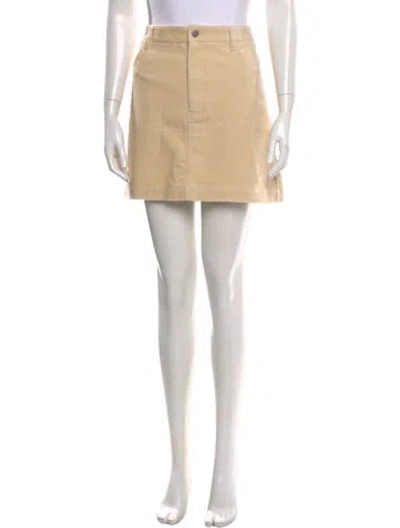 Pre-owned Alex Mill Mini Skirt In Neutral