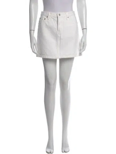 Pre-owned Alex Mill Mini Skirt In Neutral