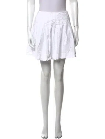 Pre-owned Alex Mill Mini Skirt In Silver