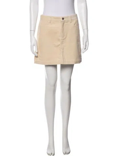 Pre-owned Alex Mill Mini Skirt W/ Tags In Neutrals