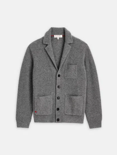 Alex Mill Mitchell Cardigan In Washed Cashmere In Heather Pewter