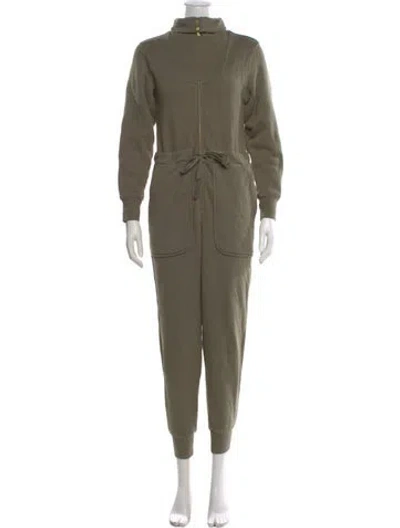 Pre-owned Alex Mill Mock Neck Jumpsuit In Green