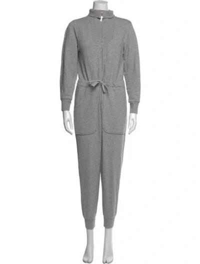 Pre-owned Alex Mill Mock Neck Jumpsuit In Grey