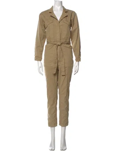 Pre-owned Alex Mill Mock Neck Jumpsuit In Neutral