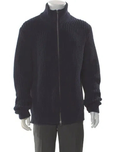 Pre-owned Alex Mill Mock Neck Long Sleeve Cardigan In Gray