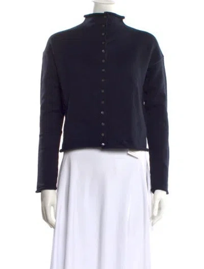 Pre-owned Alex Mill Mock Neck Sweater In Blue