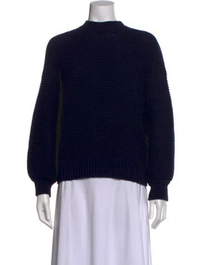 Pre-owned Alex Mill Mock Neck Sweater In Blue