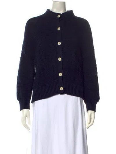 Pre-owned Alex Mill Mock Neck Sweater In Blue