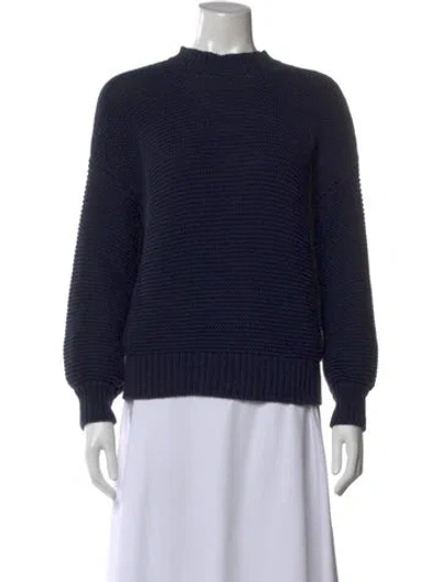 Pre-owned Alex Mill Mock Neck Sweater In Blue