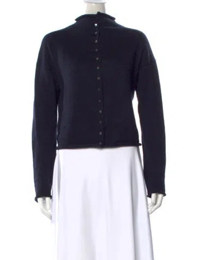 Pre-owned Alex Mill Mock Neck Sweater In Blue