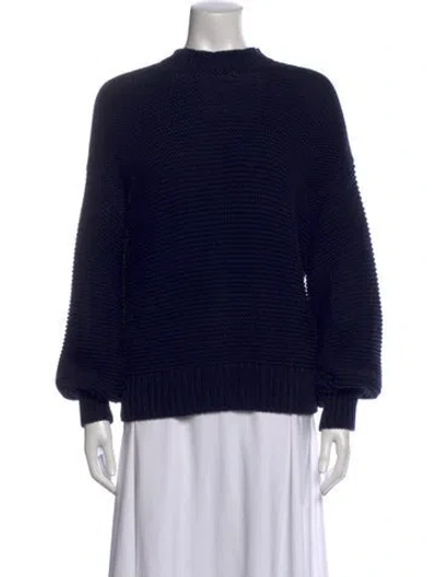 Pre-owned Alex Mill Mock Neck Sweater In Blue