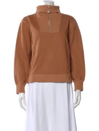 Pre-owned Alex Mill Mock Neck Sweater In Brown