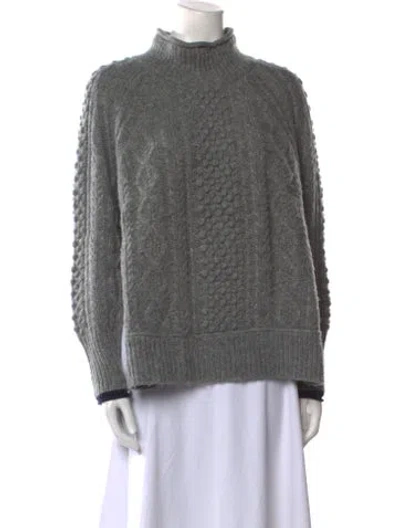 Pre-owned Alex Mill Mock Neck Sweater In Gray