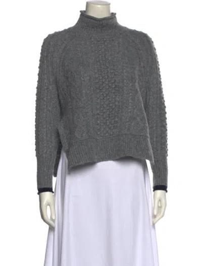 Pre-owned Alex Mill Mock Neck Sweater In Gray