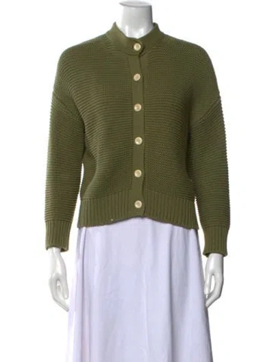 Pre-owned Alex Mill Mock Neck Sweater In Green