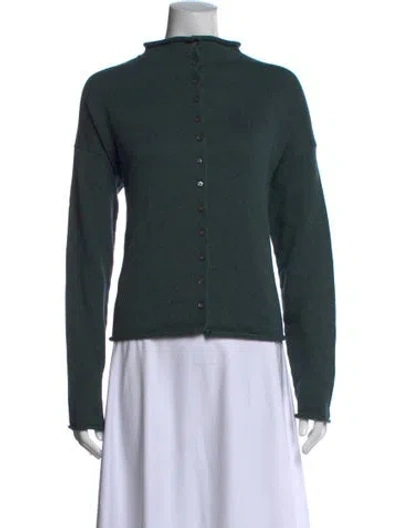 Pre-owned Alex Mill Mock Neck Sweater In Green