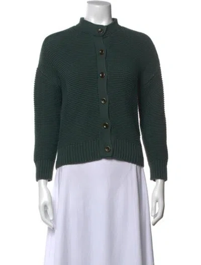 Pre-owned Alex Mill Mock Neck Sweater In Green