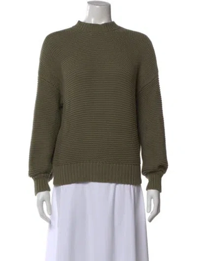 Pre-owned Alex Mill Mock Neck Sweater In Green