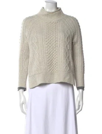 Pre-owned Alex Mill Mock Neck Sweater In Neutral