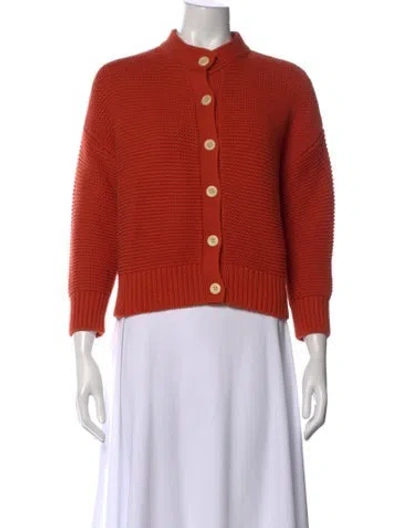 Pre-owned Alex Mill Mock Neck Sweater In Orange