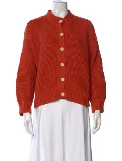 Pre-owned Alex Mill Mock Neck Sweater In Orange