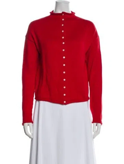 Pre-owned Alex Mill Mock Neck Sweater In Red