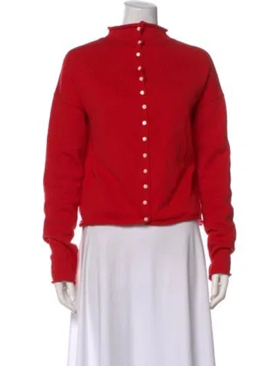 Pre-owned Alex Mill Mock Neck Sweater In Red