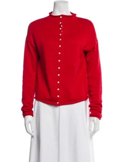 Pre-owned Alex Mill Mock Neck Sweater In Red
