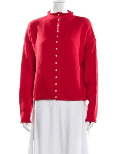 Pre-owned Alex Mill Mock Neck Sweater In Red