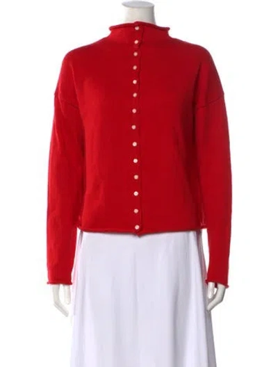 Pre-owned Alex Mill Mock Neck Sweater In Red