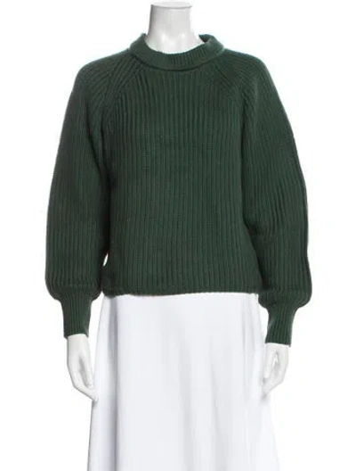 Pre-owned Alex Mill Mock Neck Sweater W/ Tags In Green