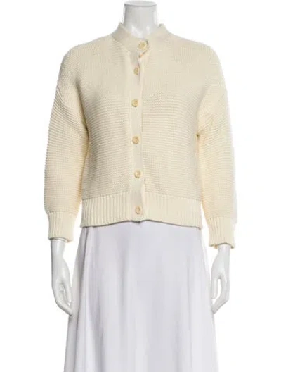 Pre-owned Alex Mill Mock Neck Sweater In White