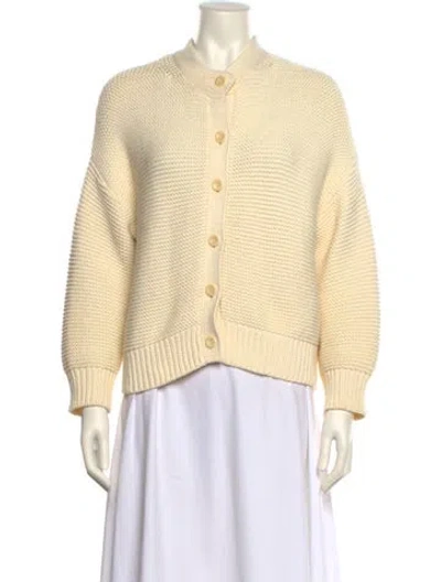 Pre-owned Alex Mill Mock Neck Sweater In White