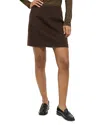 Alex Mill Naomi Mini Skirt In Brown