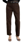 Alex Mill Neil Pant In Herringbone In Espresso