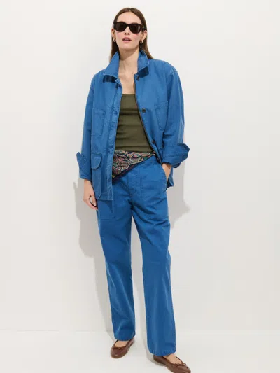 Alex Mill Neil Pant In Herringbone In Blue