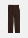 Alex Mill Neil Pant In Herringbone In Espresso