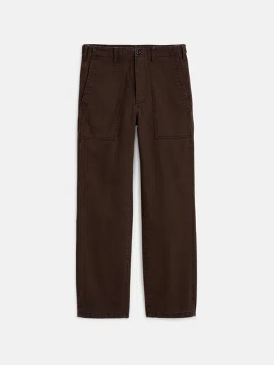 Alex Mill Neil Pant In Herringbone In Espresso